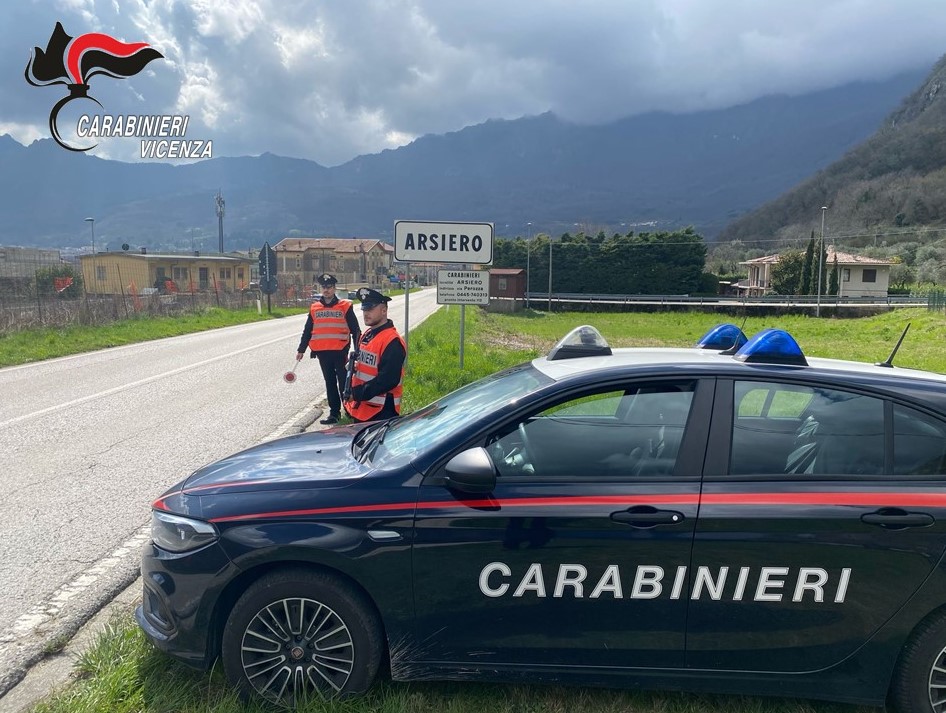 Ubriachi alla guida: denunciati tre automobilisti in una sera tra Schio e Arsiero
