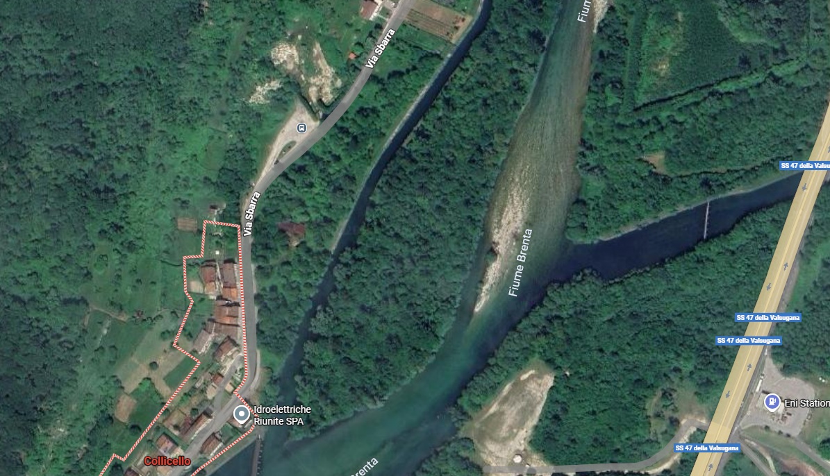 Via Sbarra in Valbrenta