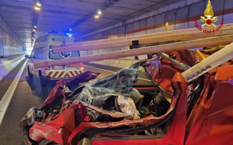 Incidente in galleria lungo la Superstrada Pedemontana Veneta