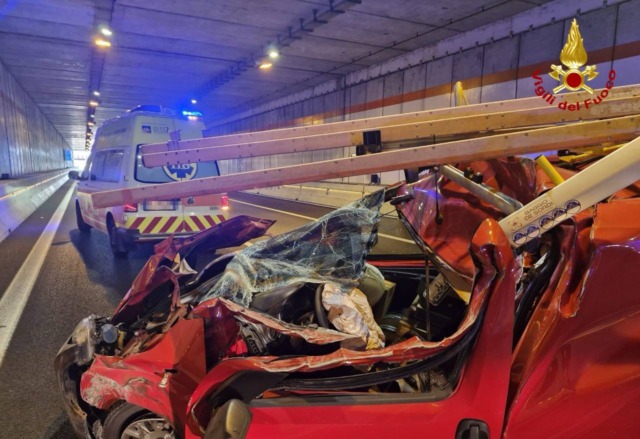 Incidente in galleria lungo la Superstrada Pedemontana Veneta
