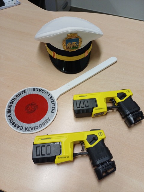 Taser per le pattuglie di Polizia Locale a Cassola e Mussolente