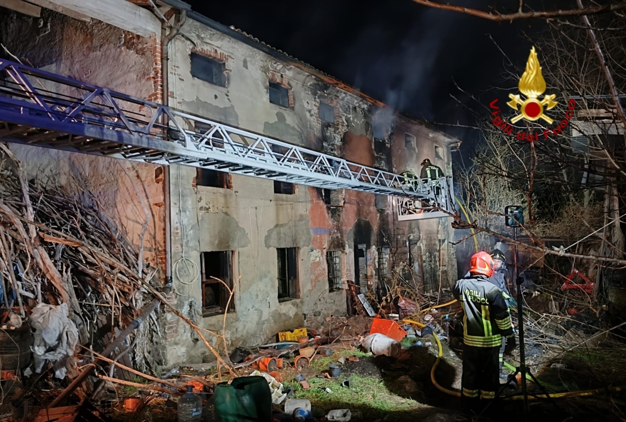 Incendio a Sarcedo 2026 01 19