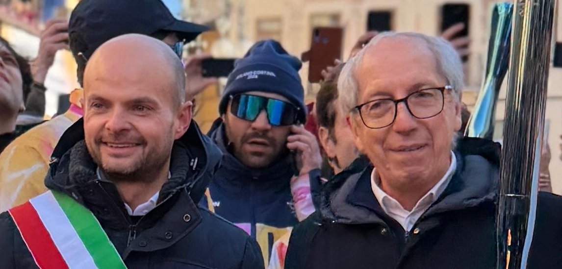 Bassano, accarezzata dal sacro fuoco olimpico, saluta e ringrazia