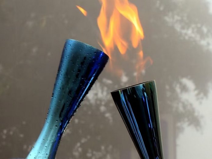 La Torcia olimpica al passaggio nella Città del Grappa