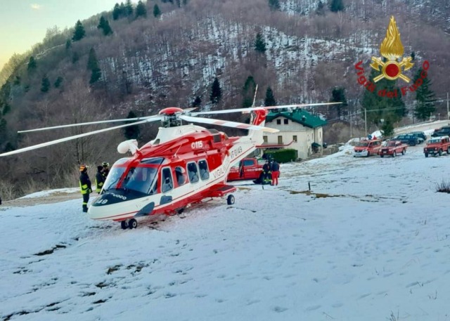 Recuperato dai Vigili del fuoco il corpo dell’escursionista scomparso da 9 giorni sul Pian delle Fugazze