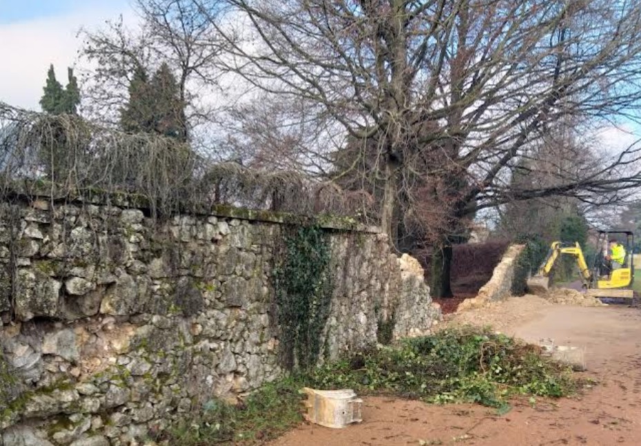 Villa Cordellina, crolla un tratto del muro settecentesco