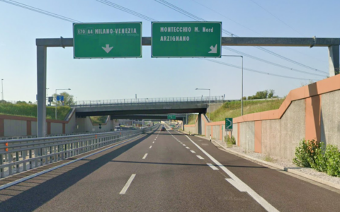 Schianto tra due auto sulla Pedemontana tra Malo e Montecchio Maggiore: due feriti