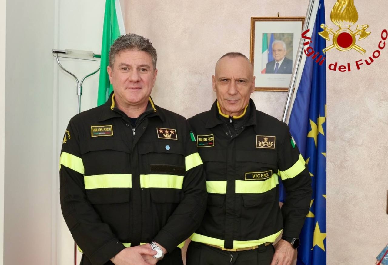 Mirko Mattiacci nuovo comandante provinciale dei Vigili del Fuoco Vicenza