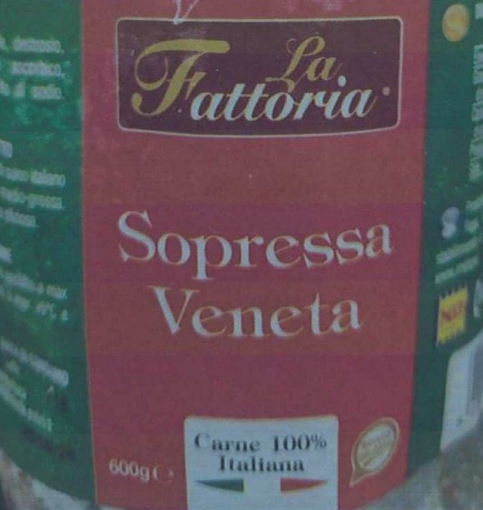 Sopressa Veneta ritirata dai supermercati MD per possibile presenza di salmonella